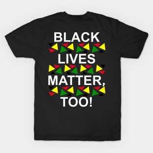 ALKEBULAN - BLM TOO! TRIBE (White Letters) T-Shirt